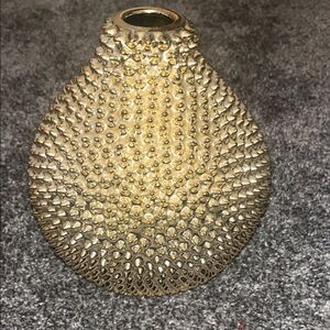 Gold Textured Vase